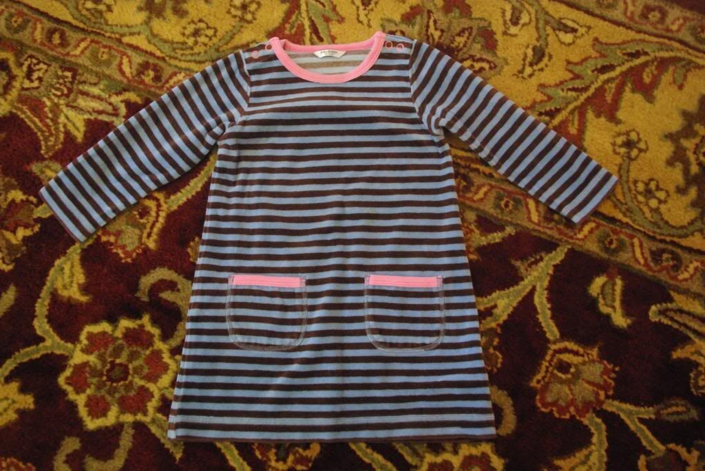 Mini Boden Velour Dress 18-24m EUC Mini Boden Velour Dress 18-24m EUC