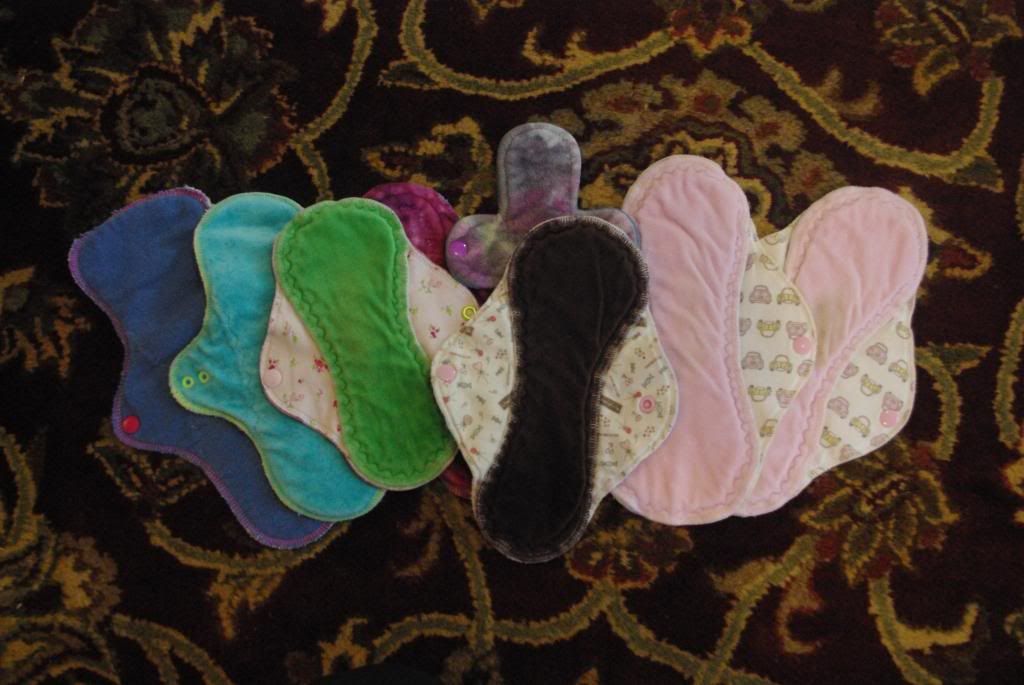 LOT of Mama Cloth Pads Variety LOT of Mama Cloth Pads Variety