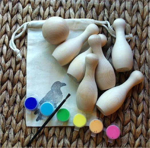 NEW DIY Craft Kit ~ Paint Your Own Bowling Set NEW DIY Craft Kit ~ Paint Your Own Bowling Set