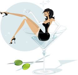 Girl in Martini