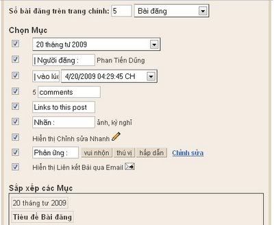 Customize the Post Footer