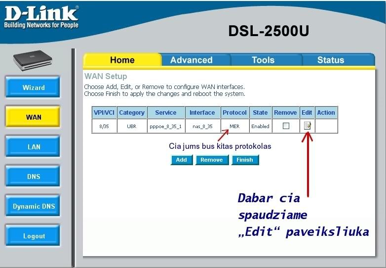 Настройка ADSL-модема D-Link DSL-2540U для провайдера ЮТК.