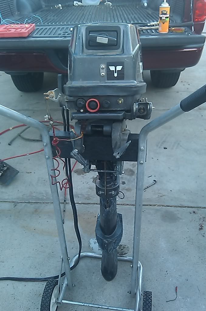 20hp Mercury and 9.9hp Tohatsu/Nissan Bloodydecks