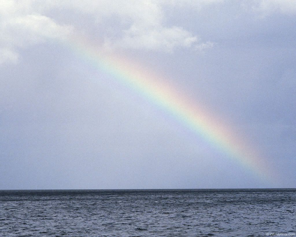 rainbow sea