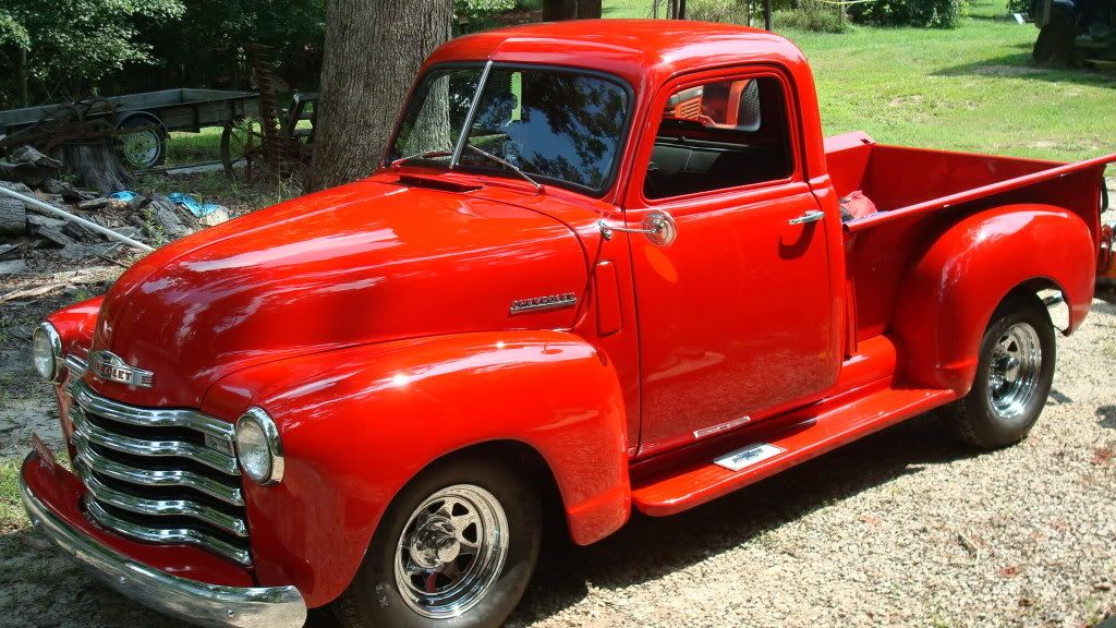 1949 Chevy truck300 hp Tractors that we restored
