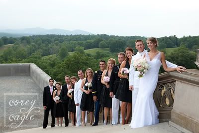 views at biltmore estate wedding