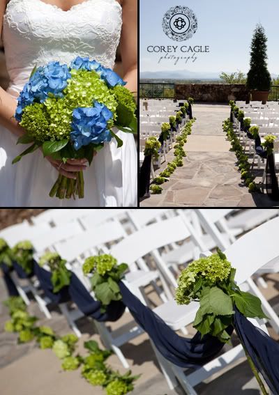 Blue and Green Wedding Details, Grove Park Inn wedding details with the view