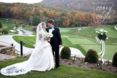 Lake Toxaway Country Club Wedding in the fall