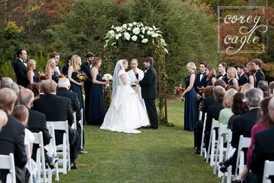 Lake Toxaway Country Club Wedding in the fall