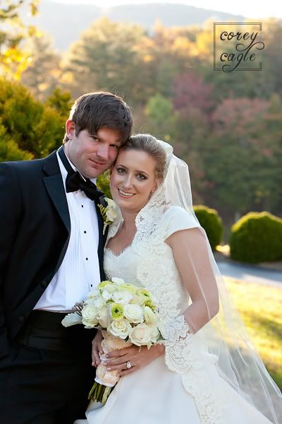 Lake Toxaway Country Club Wedding in the fall