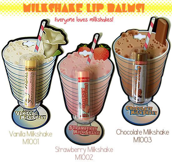 Milkshake Lip Balms!