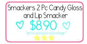 Smackers 2pc Candy Gloss and Lip Smacker!
