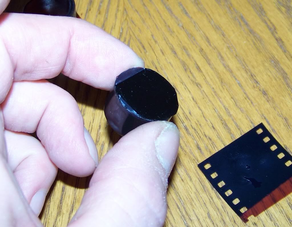 Made a visible light filter for da torch