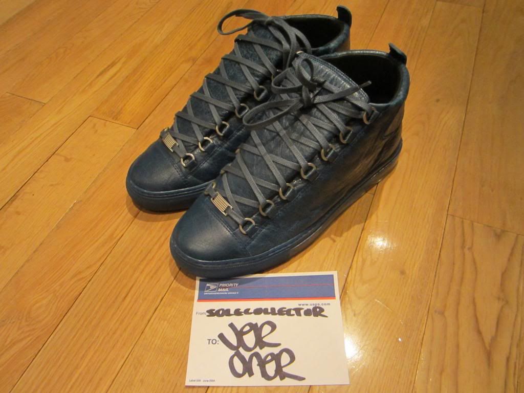 FS/FT DS Balenciaga Arena 'Bleu Torrent' sz 40 NYC (359913) Sole