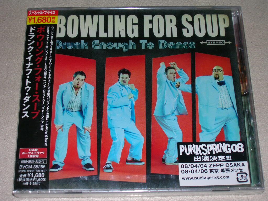 BOWLING FOR SOUP drunk enough to dance +1 Japan CD SS [J848 ... BOWLING FOR SOUP drunk enough to dance +1 Japan CD SS [J848 ...