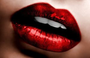 Red lips by lastTrip69