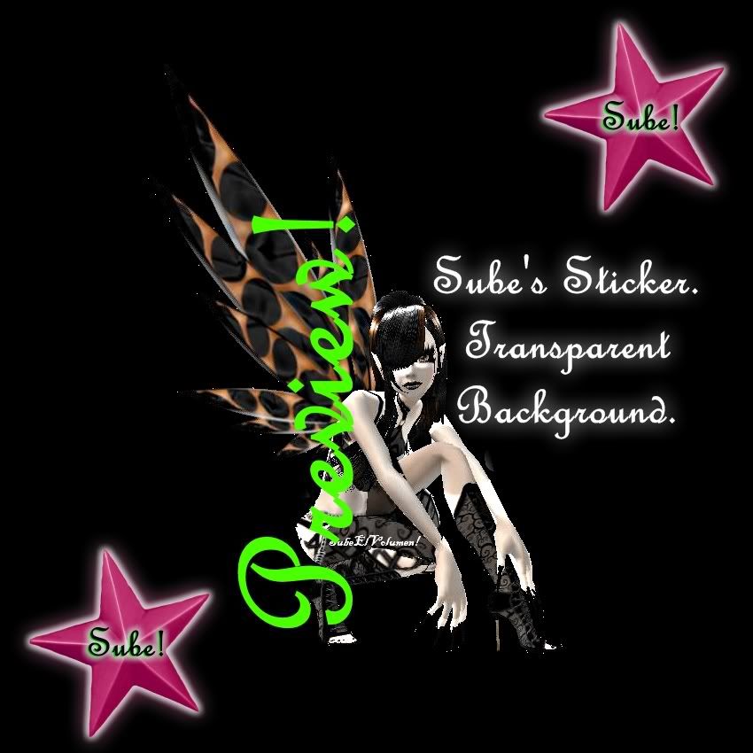 sube's fairy sticker