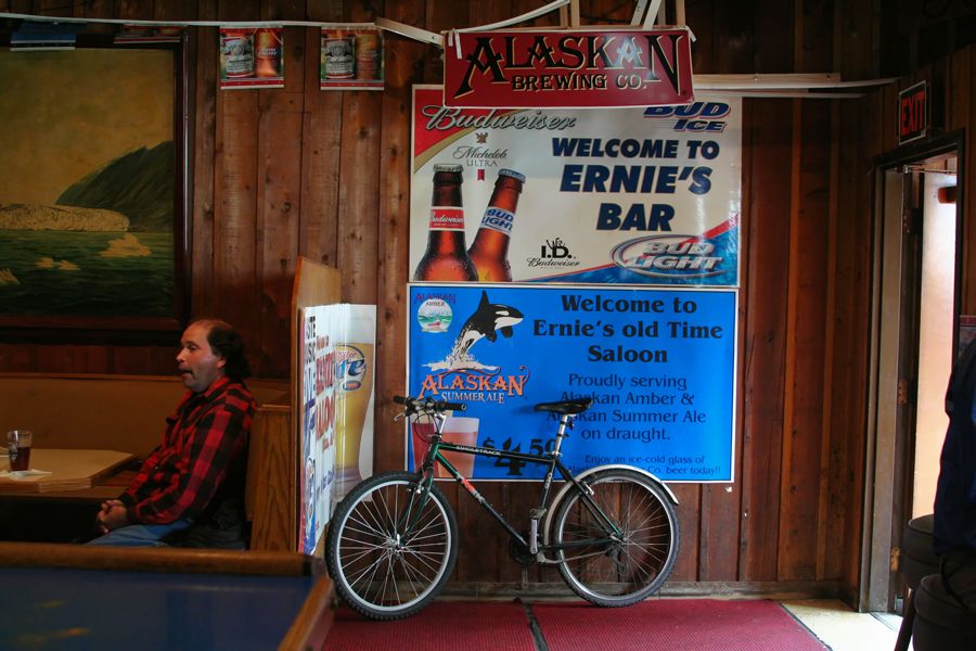 In Ernie's, Juneau, Alaska