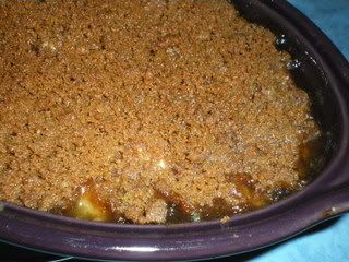 La recette du jour: Crumble aux poires caramélisées et spéculoos dans Desserts IMGP0242