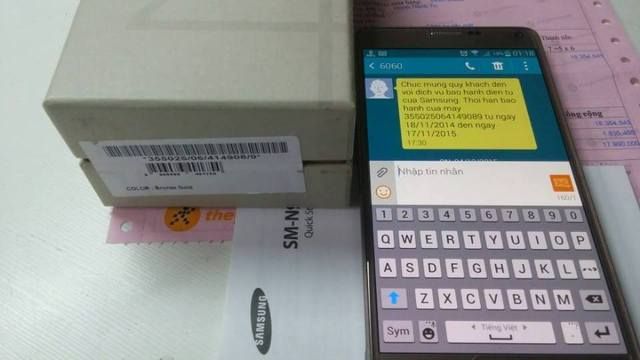 Note 4 màu trắng hàng brandshop chính hãng - 1