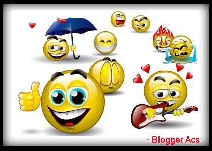 Add Yahoo Smileys to blogger posts