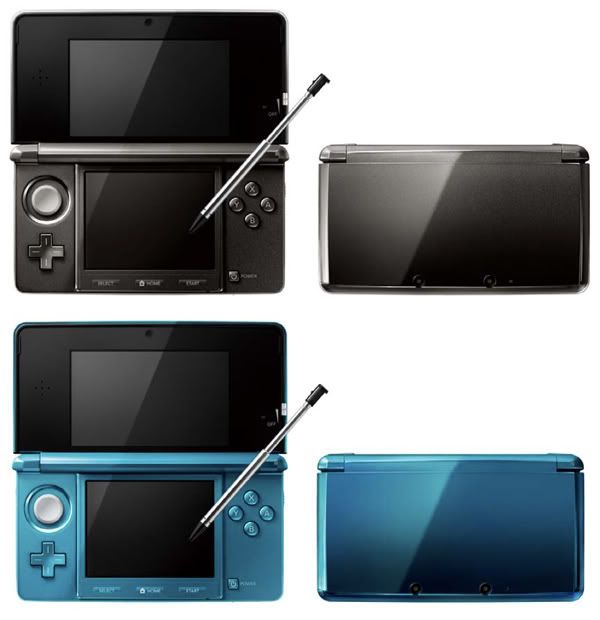 Nintendo 3ds Black Vs Blue. The Nintendo 3DS will be
