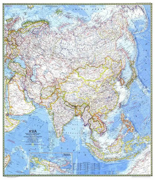  National Geographic - Asia Map