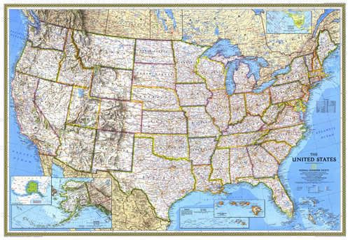  National Geographic - The USA Map