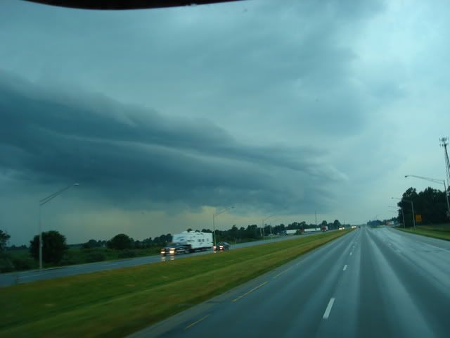 Along side the storm. I-74 Indiana.