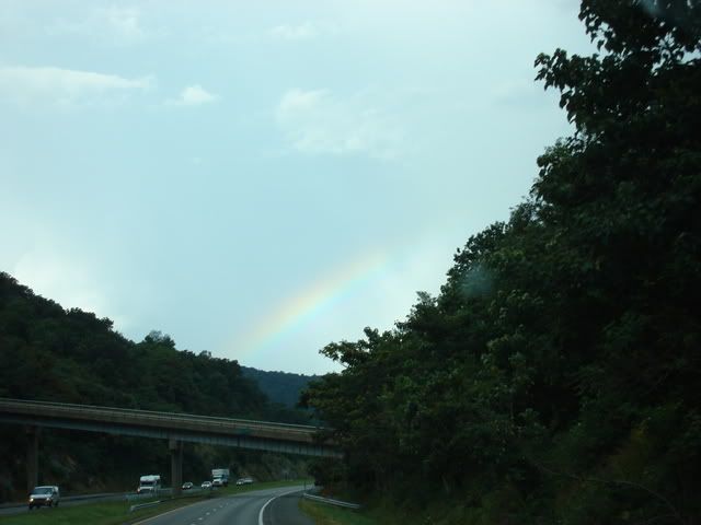 A rainbow for Gi-Gi! I-64 Virginia