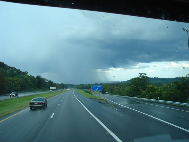 The storm ahead... and boy it was a doozy! I-64 Va.