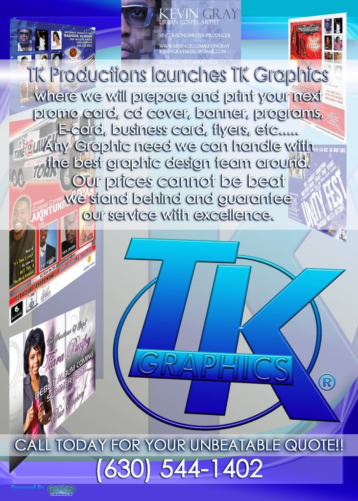 TK Productions Launches TK Graphics
