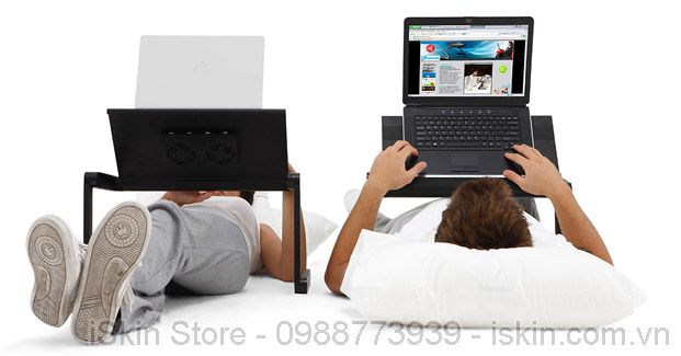 BÀN LAPTOP GIÁ RẺ - GẦN 20 MẪU-Bàn gỗ laptop-Bàn nhôm laptop - Bàn tre laptop đa năng - 7