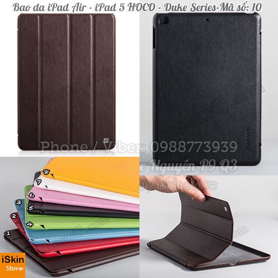 Bao da iPad Air, Case iPad Air, Ốp lưng iPad 5 HOCO, USAMS,BASEUS..từ 249k, GIAO HÀNG