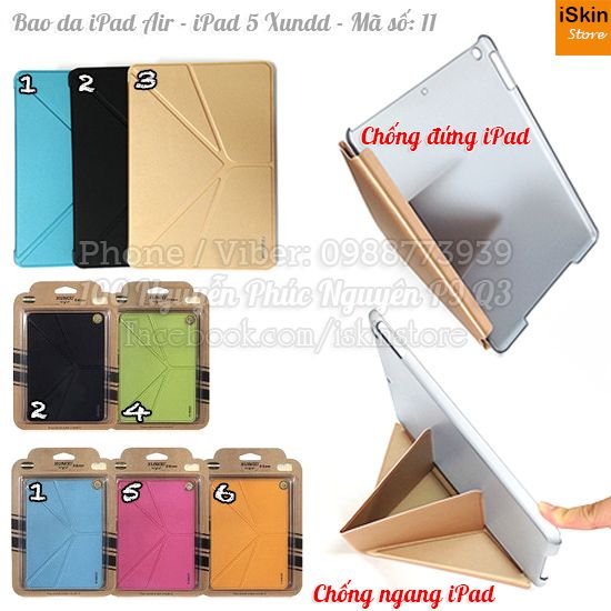 Bao da iPad Air, Case iPad Air, Ốp lưng iPad 5 HOCO, USAMS,BASEUS..từ 249k, GIAO HÀNG