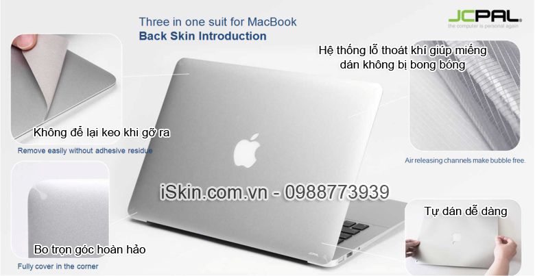 DÁN MACBOOK - Dán Macbook Pro, Macbook Air: Màn hình, bàn phím, trackpad, full vỏ máy - 39