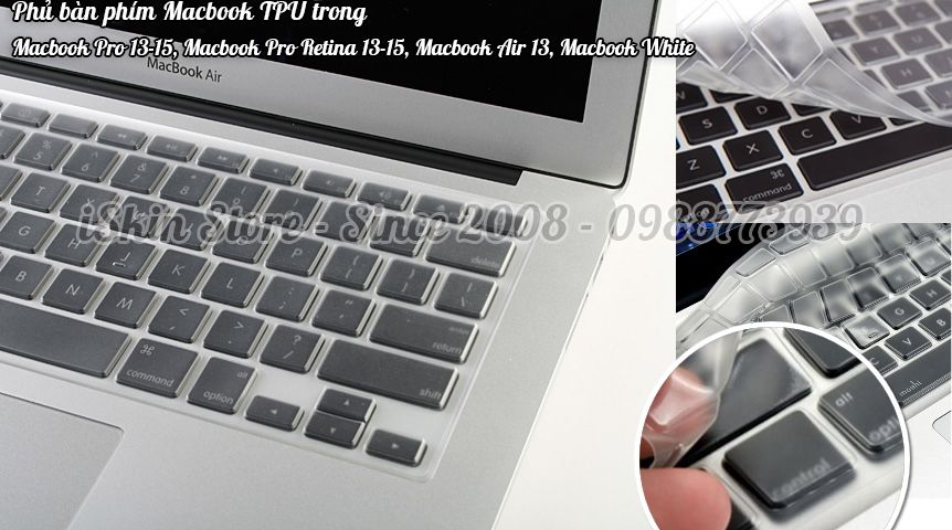DÁN MACBOOK - Dán Macbook Pro, Macbook Air: Màn hình, bàn phím, trackpad, full vỏ máy - 11