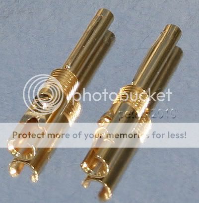 GOLD 4mm BANANA PLUGS Solder/Screw for KEF Tannoy NEW  