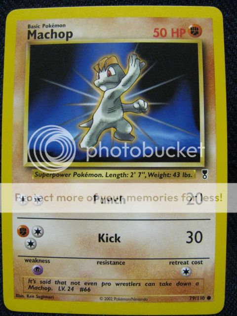 Pokemon Legendary Collection Card Machop 79/110 Mint  