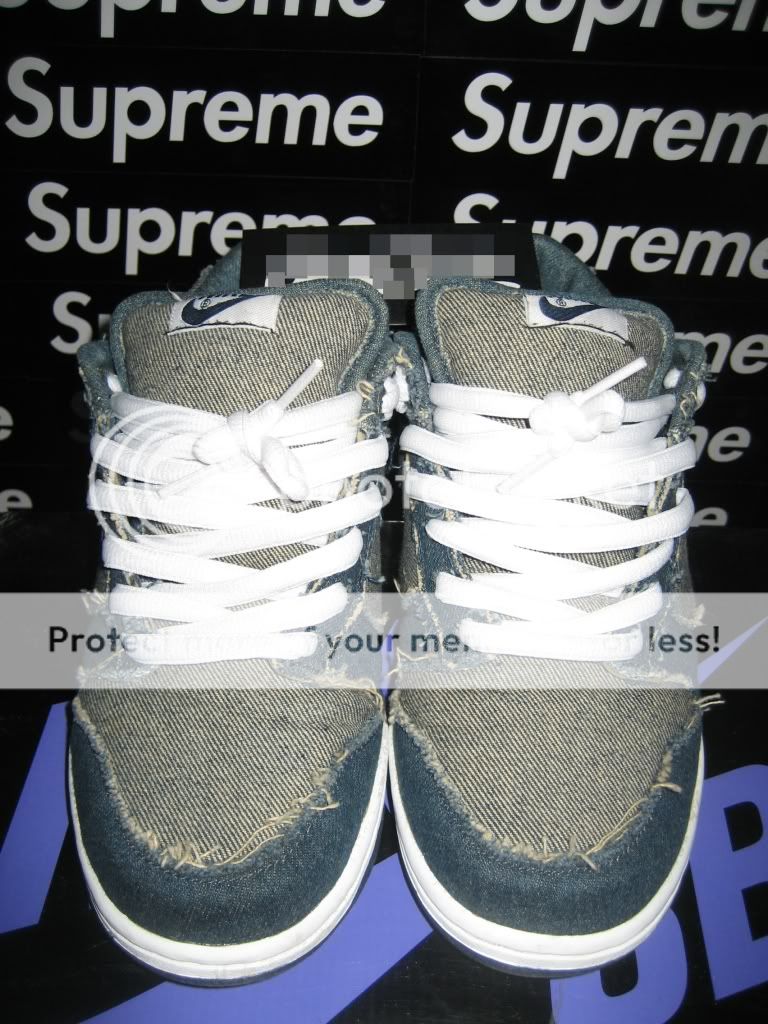 100% AUTHENTIC NIKE CUSTOM SB CL BLUE DENIM DUNKS SIZE 8 OG BOX 