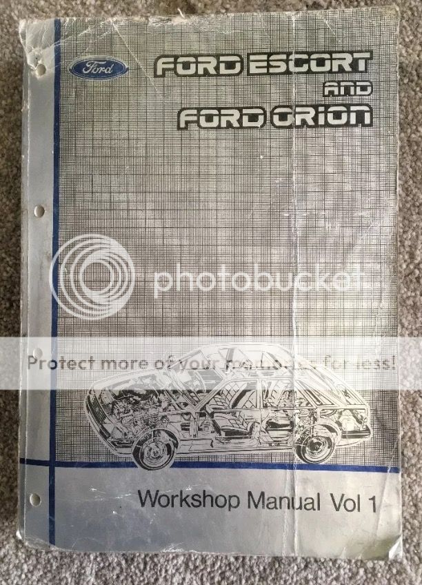 Ford escort series 2 rs turbo workshop manual #7