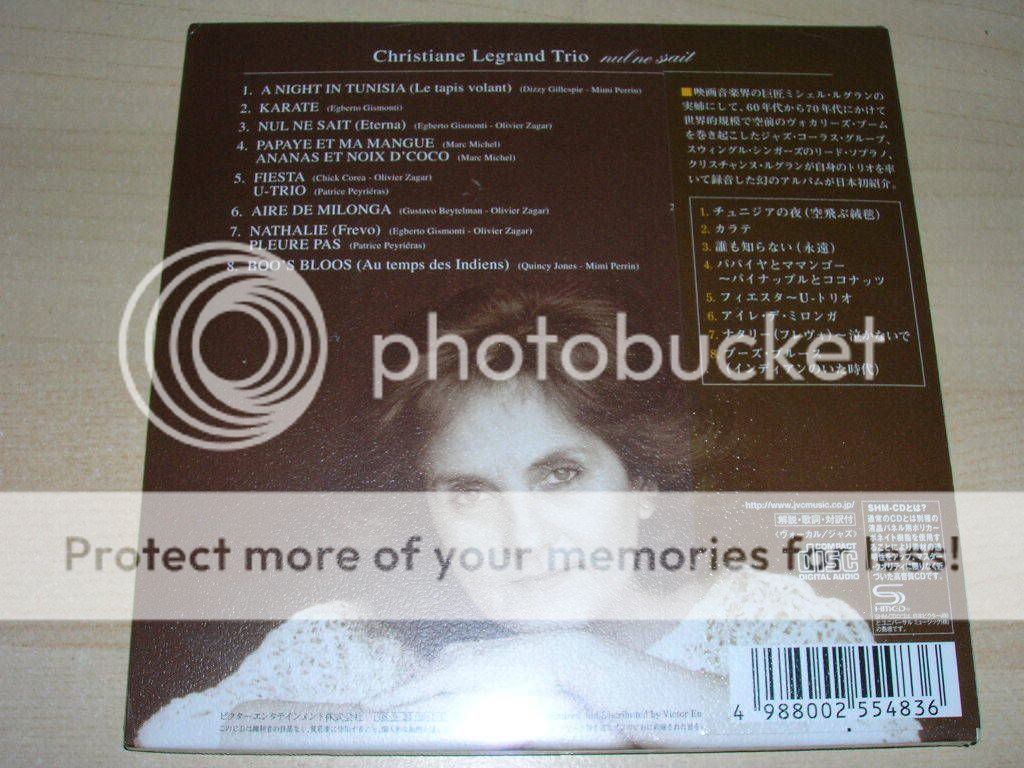 Christiane Legrand NUL NE Sait Japan Mini LP SHM CD SS