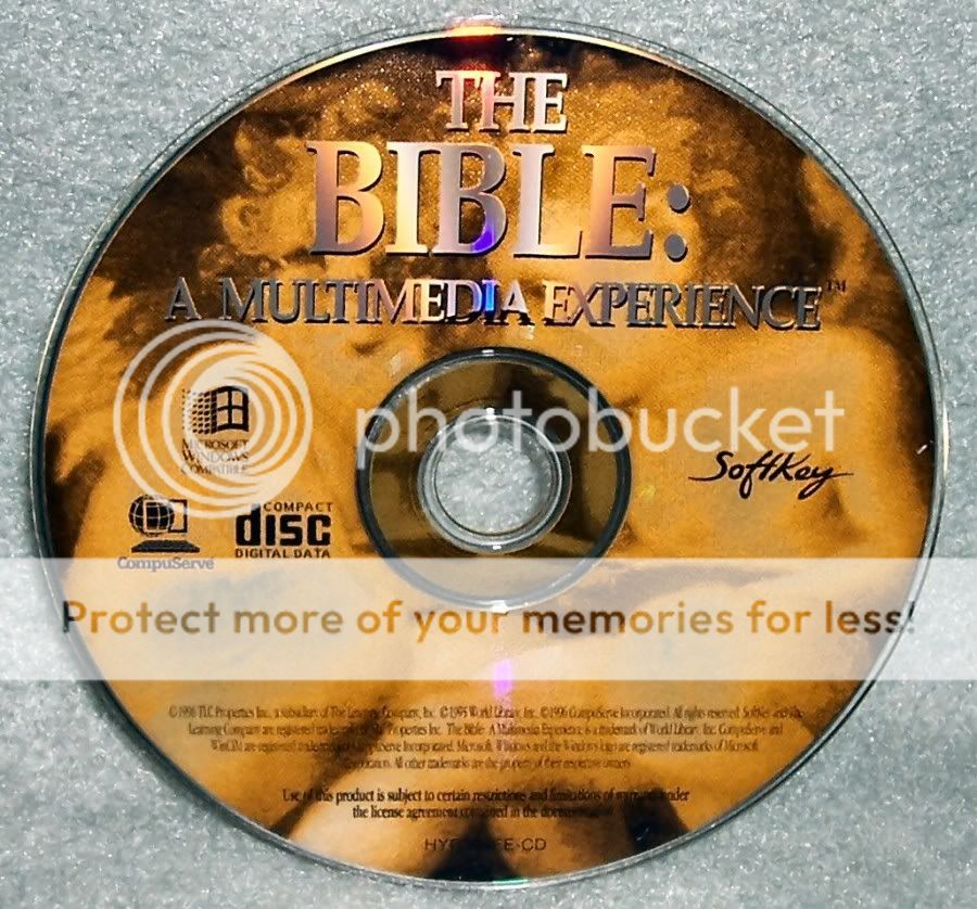 BIBLE MULTIMEDIA EXPERIENCE COMPUSERVE SOFTKEY WINDOWS  